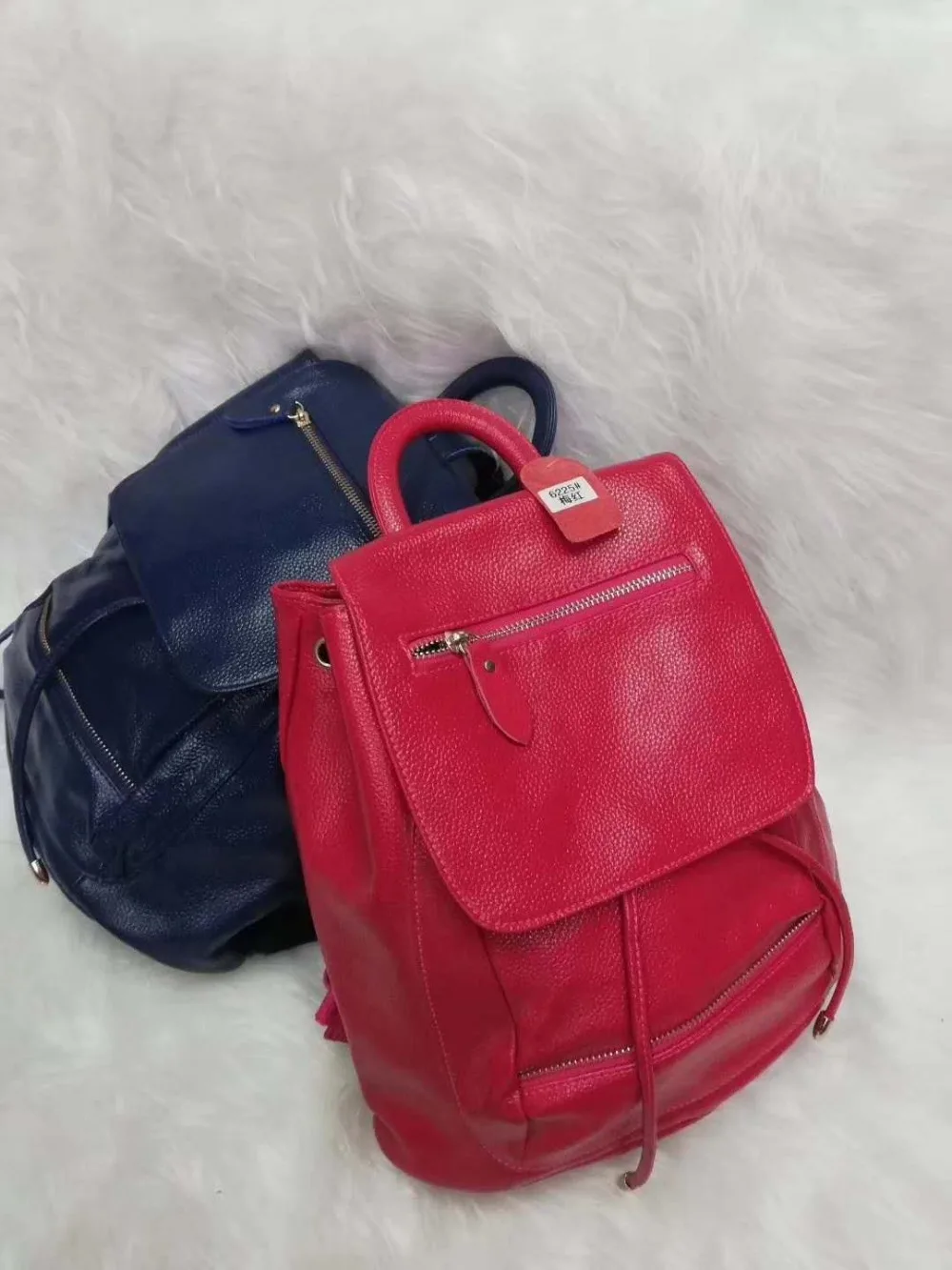 

New Fashion Design Women Genuine Leather Backpack High Quality Youth Backpacks for Teenage Girls School Shoulder Bagpack Bookbag