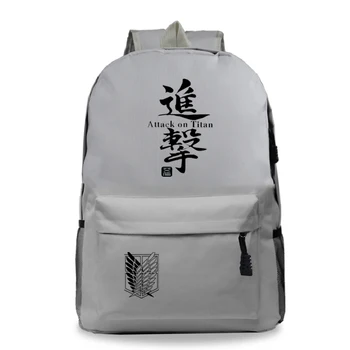 

Mochila Hombre Attack On Titan 1Travel Backpack School Men Book Bag Canvas Laptop Women Backbag Bookbag Sac A Dos Femme plecak