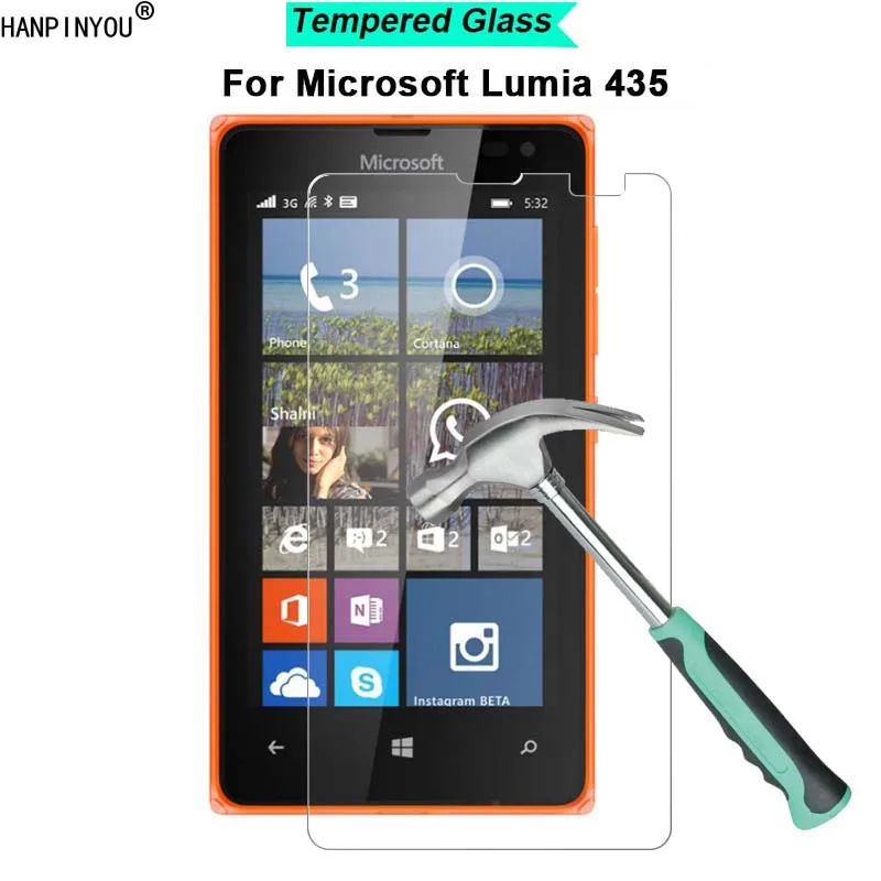 Для Microsoft Nokia Lumia 532 435 4 0 &quot9 H твердость 2.5D ультра-тонкая закаленная Защитная