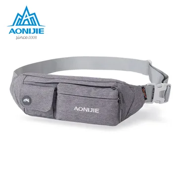 

AONIJIE Men Women Running Bag Outdoor Sport Waist Pack Racing Hiking Camping Gym Fitness Anti-theft Belt Hip Bag