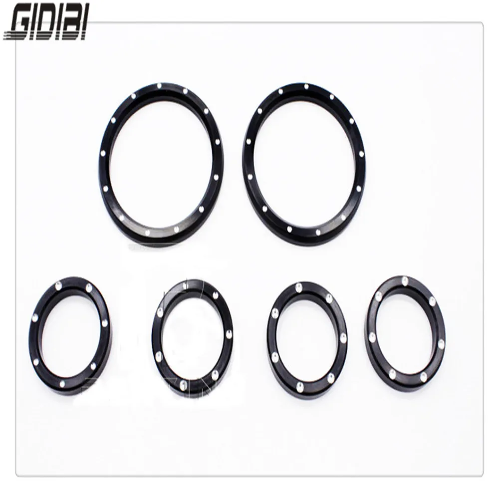 

Motorcycle Black Gauge Bezels Bagger Gauge Cluster Bezels Set For Harley touring models 2004-2013 05 06 07 08 09 10