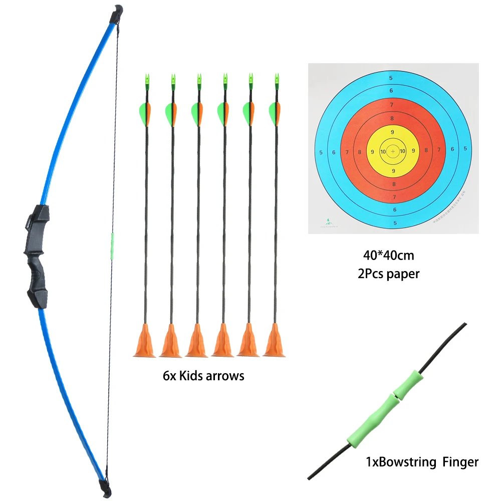 

Toparchery Archery Bow and Arrow Set for Kids with 6 pcs Suction Cup Arrows and 2 pcs Target Sport Toy