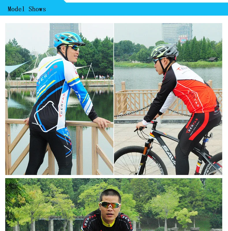 Мужские велосипедные Джерси наборы с длинным рукавом брюки наборы дышащий Профессиональный велосипед спортивная одежда черно-желтый