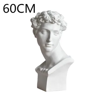 

60cm Nordic Simple White Statue Giuliano de' Medici Art Sculpture Greek Characters Figurine Resin Crafts Home Decoration R2226