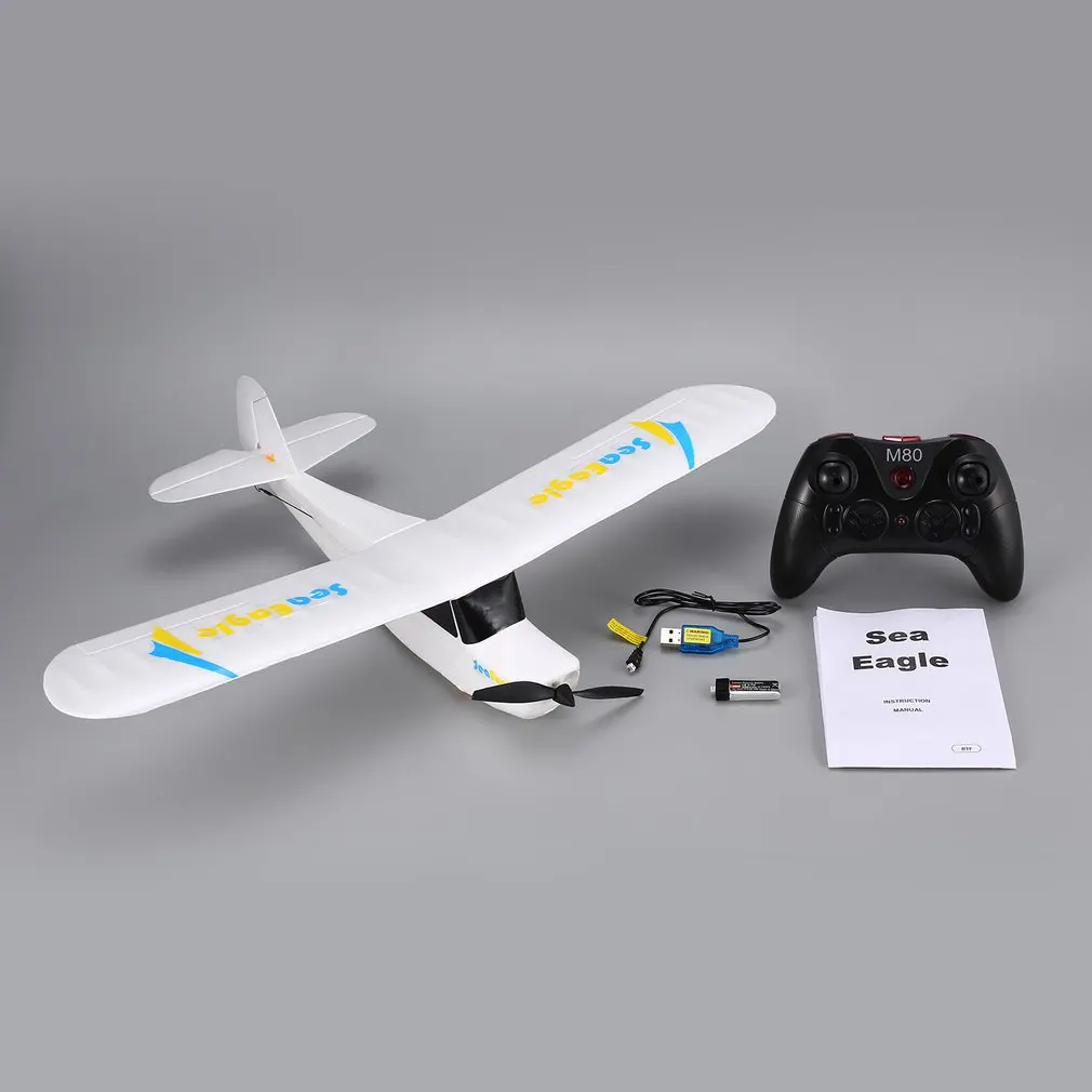 

Mirarobot Seaeagle 2.4Ghz 3CH Mini 3/6-Axis Remote Control RC Airplane Fixed Wing Drone Plane with Wingspan 510mm RTF