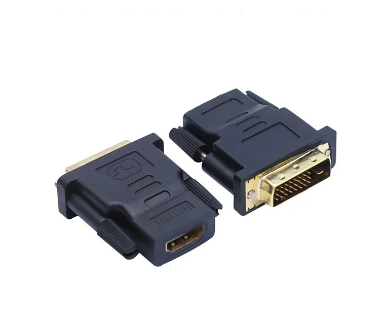 DVI 24+ 1 к HDMI адаптер Кабели 24 К позолоченный штекер к женскому HDMI дви кабель конвертер 1080P для HDTV проектор монитор