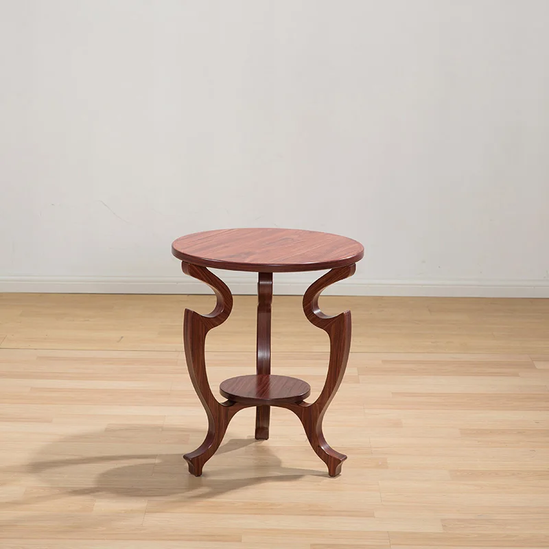New adurable solid wood tea table Walnut round minimalist modern wooden end table home living room antique furniture M203