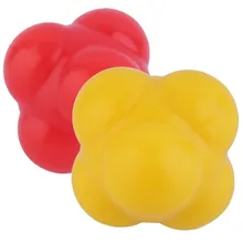 Силиконовый реакционный мяч, подвижность, тренировочный мяч для тренировки рефлектора, улучшение работы рук и глаз, время реакции