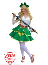 The legend of zelda enlace mujer lolita kimono dress anime cosplay costume