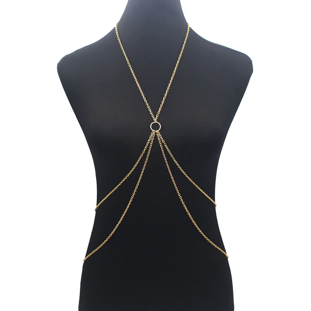 Charming Body ketting Golden Elegant Summer Crossover Sexy Bikini Waist