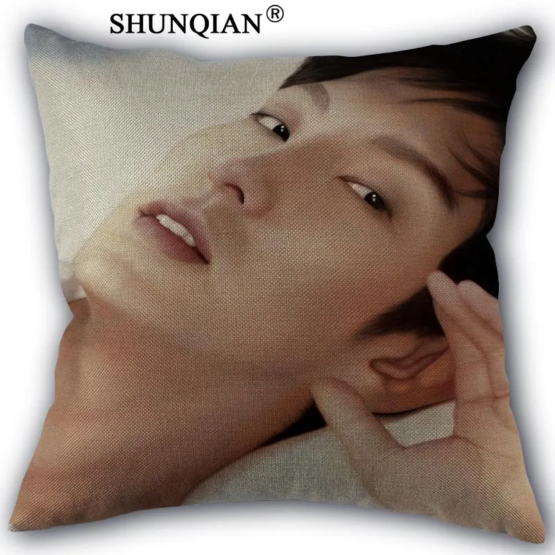 Чехол для подушки LEE JOON GI хлопок на молнии подарочный чехол большого