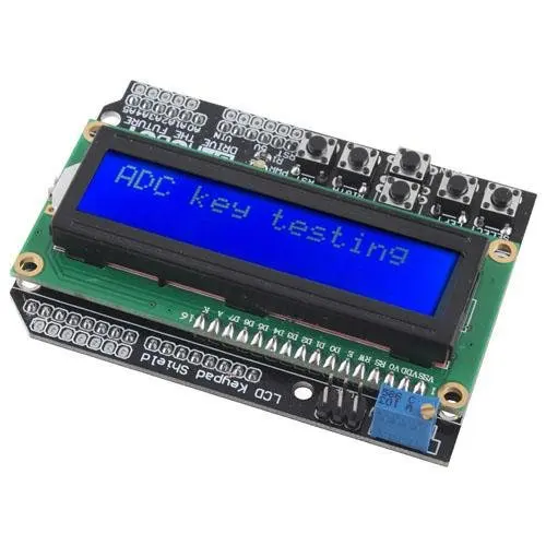 1602 ЖК-дисплей 1602 клавиатура совета Щит голубой Подсветка для Arduino Mega2560 UNO R3