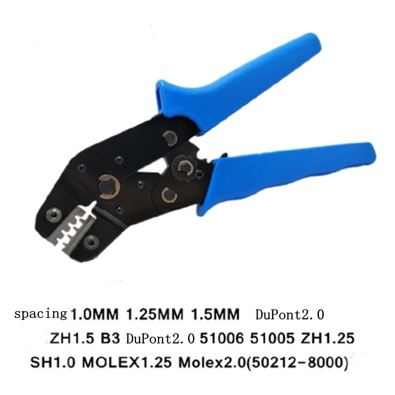 

1.0 terminal clamp spacing SH1.0MM 1.25MM ZH1.5MM PH2.0MM DuPont 2.0 crimping pliers