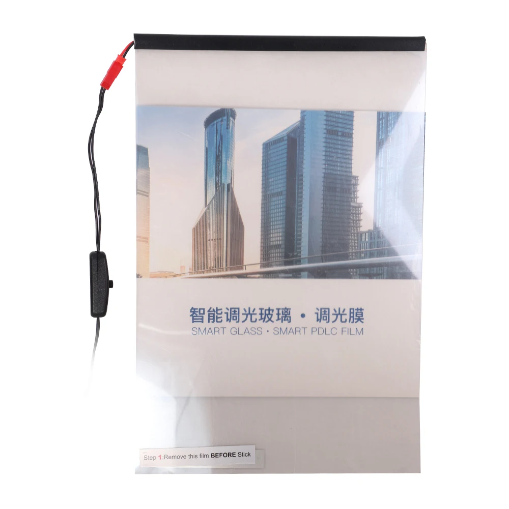 210*297mm Sample Electronic PDLC Car Smart Film PDLC Switchable Smart Film Electric Glass for Car Side Window