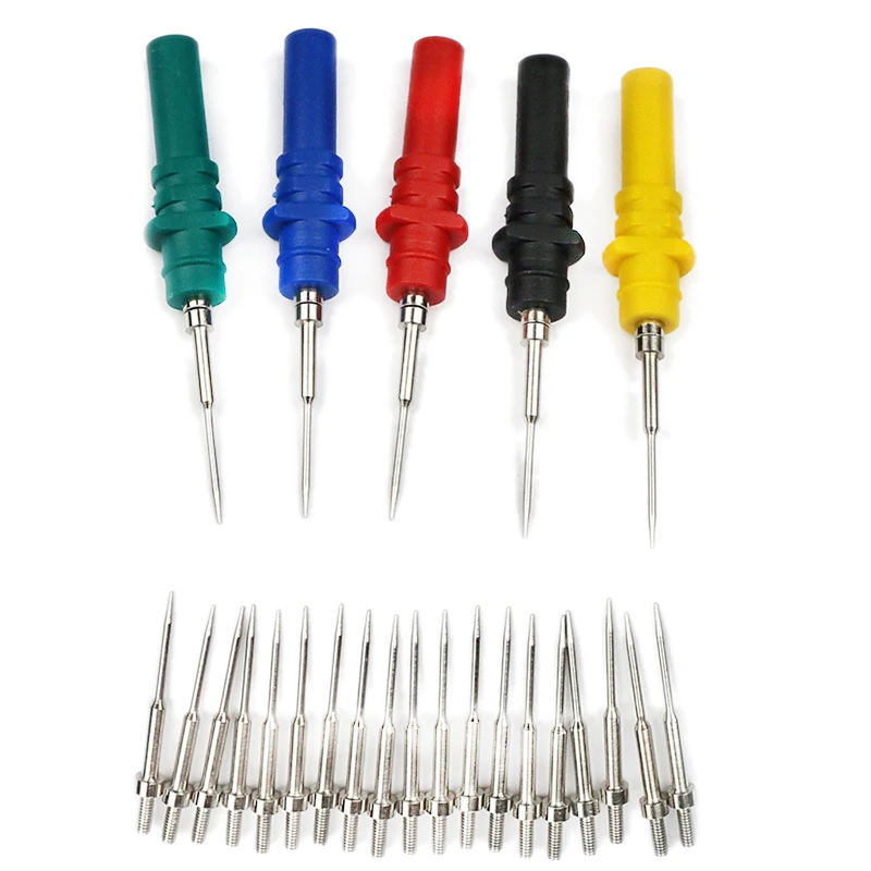 

5pcs HT307A Back Pinning Probes Automotive Diagnostic Test Accessory Repair Tool for Automotive Electrical Measurements