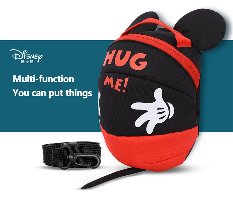 Disney Мумия мешок анти-потери браслет Микки Минни Мода Прочный многофункциональный дорожная сумка Детская сумка Изоляция Пакет SZZ080