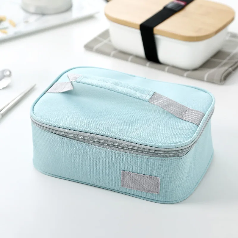 Thick Aluminum Foil Thermal Cooler Lunch Bag Women Waterproof Oxford Picnic Bento Bag for Kids Fresh Keeping Insulated Handbags