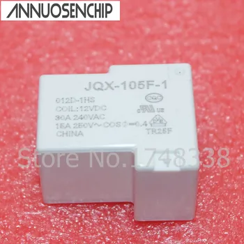 

HF power relay JQX-105F-1 012D-1HS DC12V HF105F-1-012D 30A Power Relay 30A 240VAC 4Pin