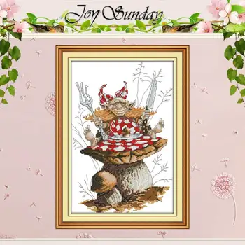 

Dine Patterns Counted Cross Stitch 11CT 14CT Cross Stitch Set Wholesale cartoon Cross-stitch Kit Embroidery Needlework