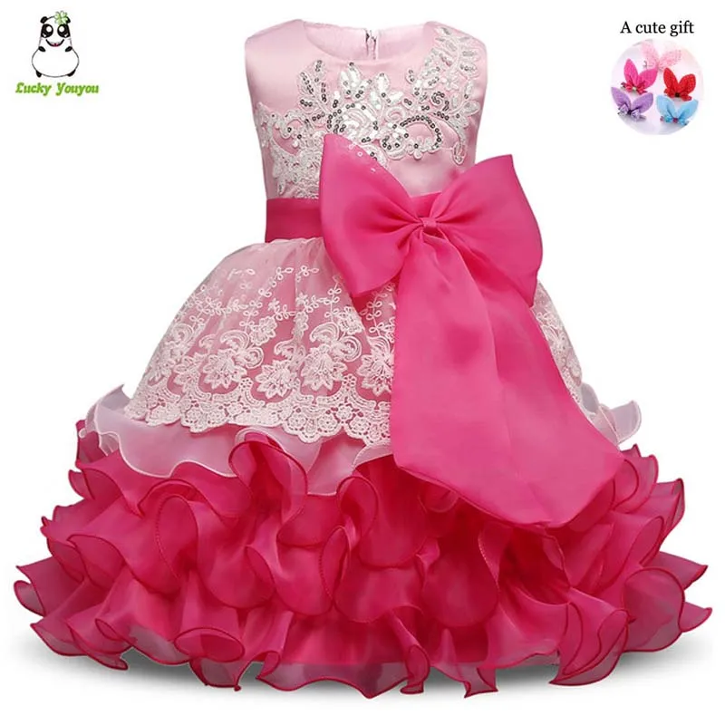 2017 3 To Years Old Little Kids Dress Princess Flower Baby Toddler
