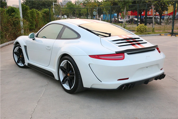 Корпус из углеродного волокна спойлер подходит для 2012- Carrera 911 991 заднее крыло VRS 911 V-RT стиль