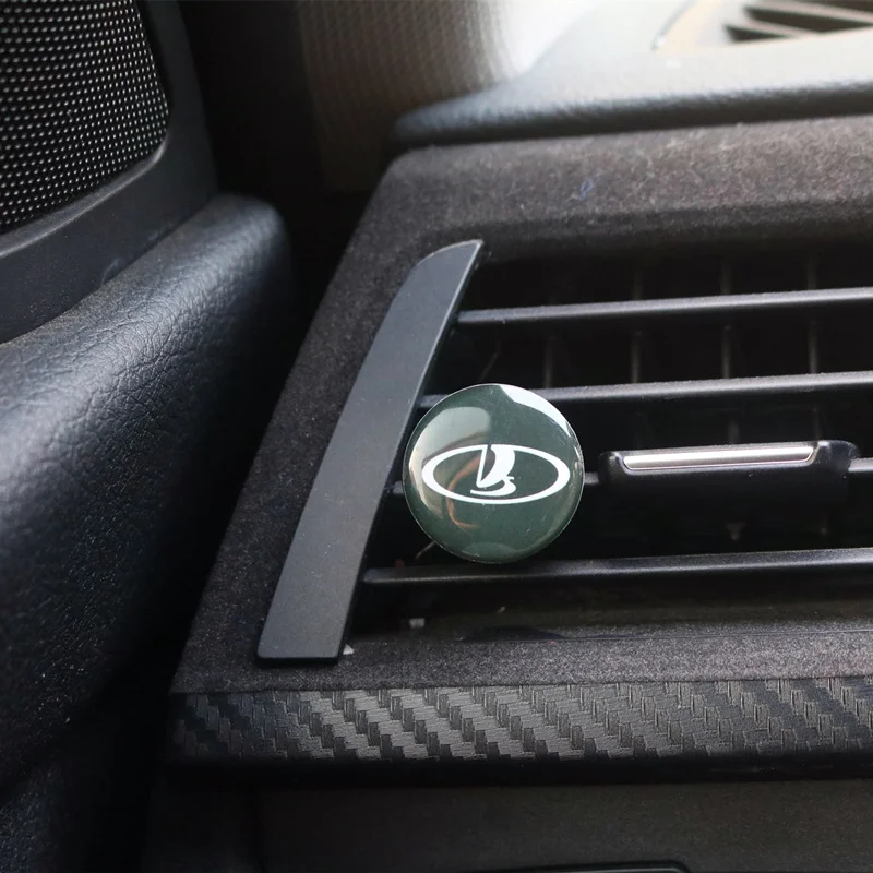 

Car Air Condition Vent Perfume Air Freshener For Lada Vaz 2110 Samara Niva Kalina Priora Granta Interior Decoration Car styling