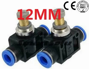 

Free Shipping 5pcs/lot PA-12 Pneumatic Pipe Speed Controller ,Air Flow Adjust 12MM Tube Push In Air Fitting ,One Touch Coulper