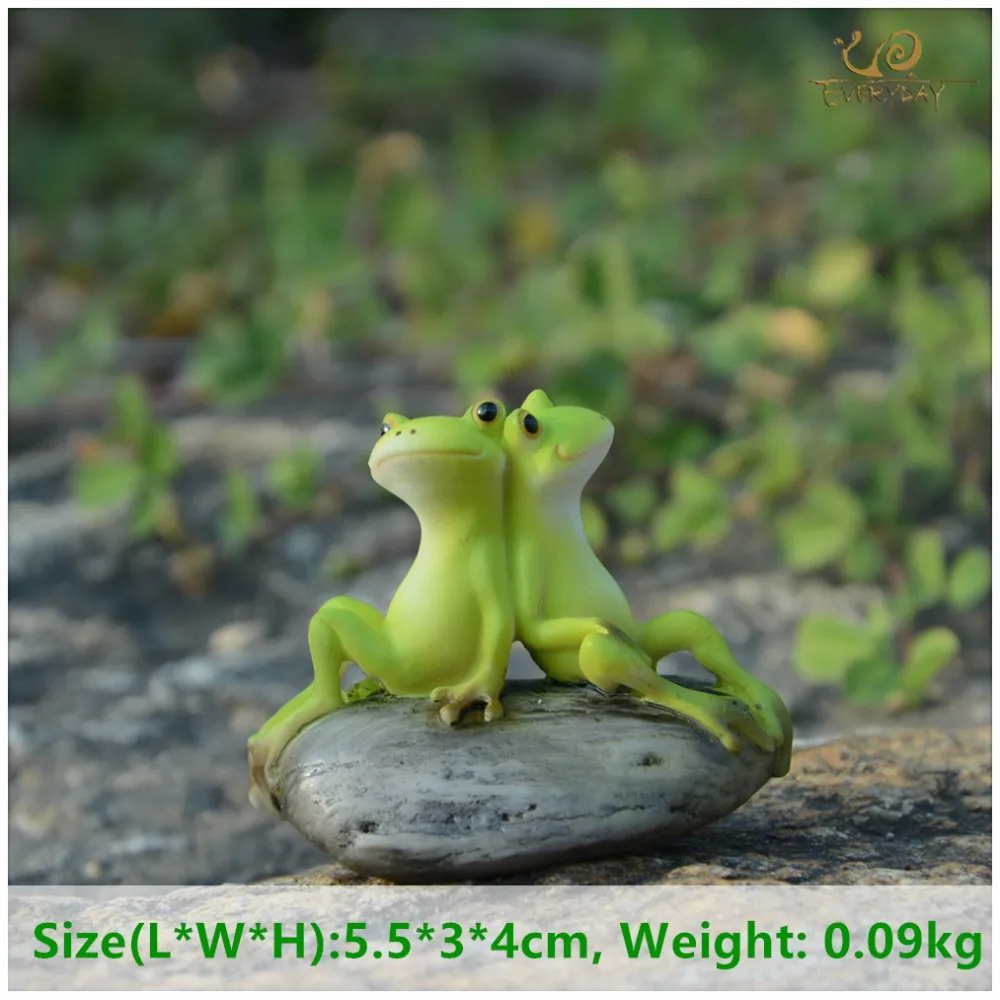 Everyday Collection Animal Frog Fairy Garden Figurines Miniature Landscape Home Decoration Accessories Birthday Gift Souvenirs miniature duck figurines miniature ornament miniature figurines