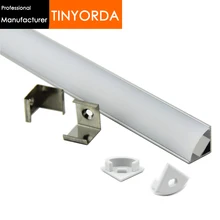 Tinyorda 10 шт.(длина 1 м) светодиодная полоса светодиодный профиль канала для 11 мм Светодиодные полосы света [профессиональный производитель] TAP1616