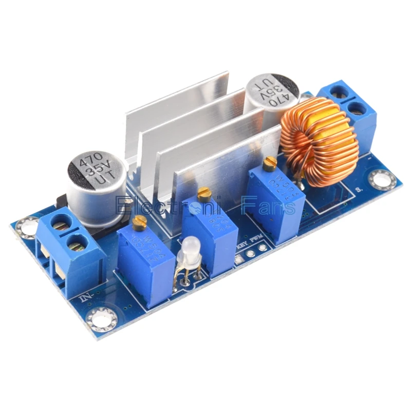 Automatic Protection! 5A Max DC-DC XL4005 Step Down Buck Power Supply Module Adjustable CC/CV Lithium Charge Board for Arduino