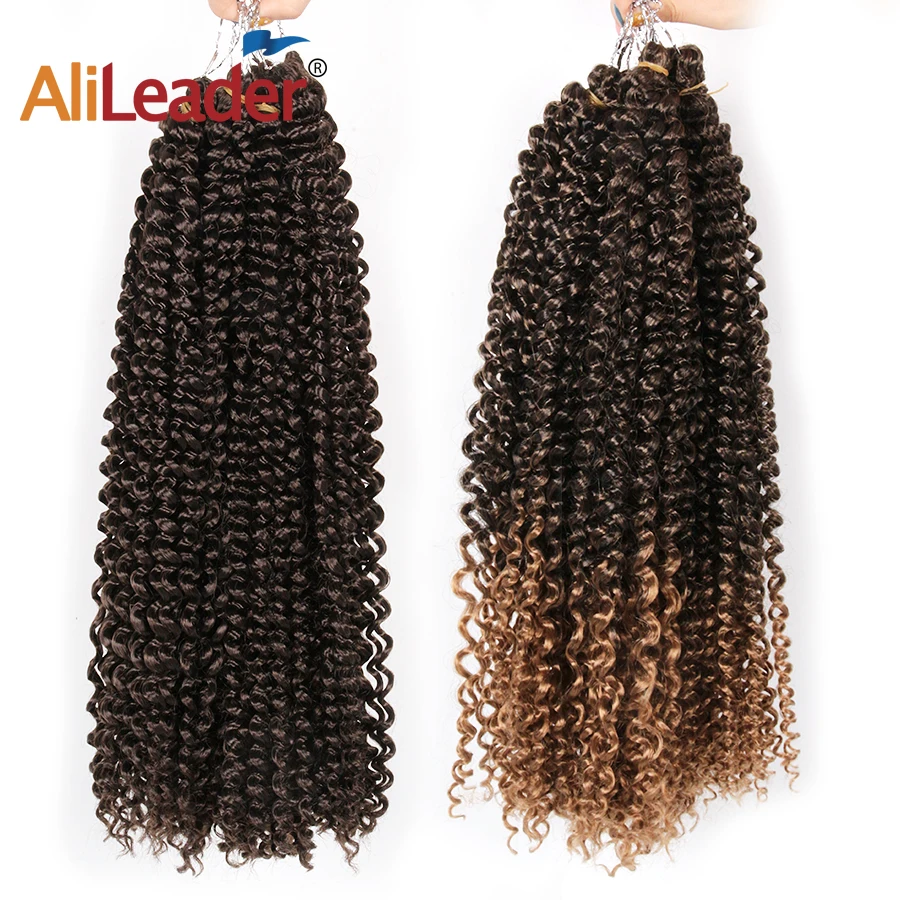 Alileader 18inch Kinky Spring Passion Twist Hair Braids Synthetic