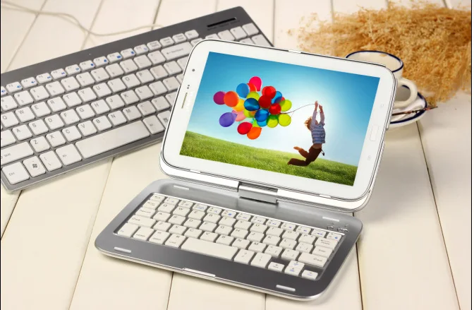 Top Quality 4 colors 360 rotating Bluetooth PU Leather