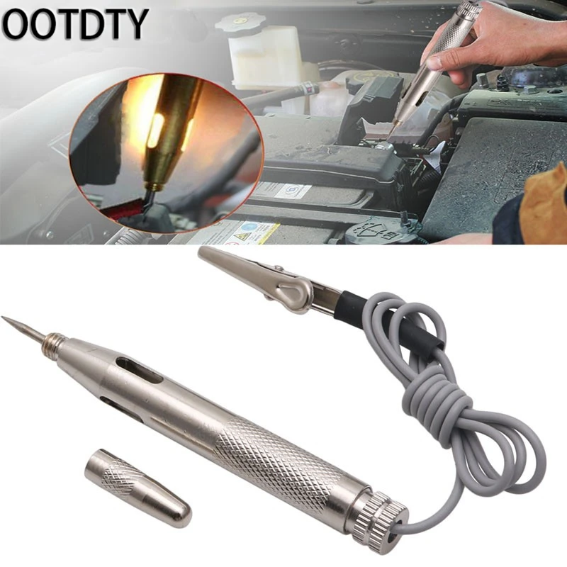 

OOTDTY 6V 12V 24V Auto Car Motorcycle Circuit Tester Gauge Test Voltmeter Light #1