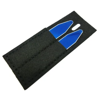 SHANH ZUN Custom Personalized Name Collar Stays Bones for Dress Shirt Blue Color 1 Pair shanh zun personalized customize engraved stainless steel metal collar bones shirt tabs stiffeners inserts golden gift for men