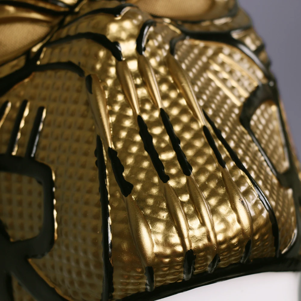 2018 Black Panther Helmet Infinity War Gold Black Panther Superhero Helmet Props (17)