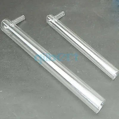 5PCS 20x200mm Glass Test Filter Tube with Vacuum Bottom Side Arm Lab Experiment