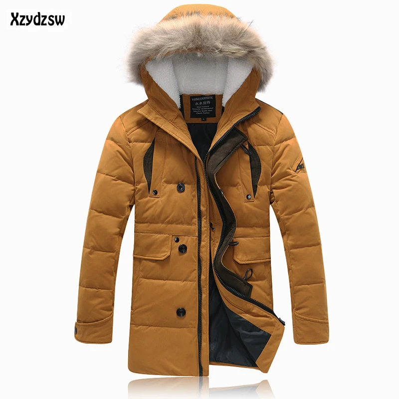 2016 winter jacket Men 90% Downs Filled Ultralight Man Coat Male Winter ...