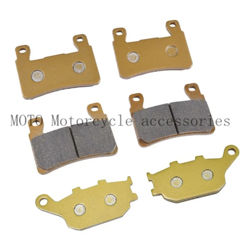 Motorcycle Brake Pads 6 Piece Front & Rear Brake Pads For Honda Cbr 600