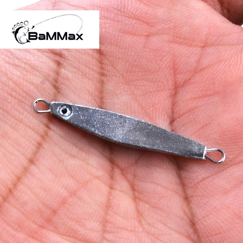 Bammax Metal spinner Lures 2pcs 3.5cm 3g Jig Swimbait Spoon Jigging Shore Cast Iron Artificial Hard Bait Fishing accessories