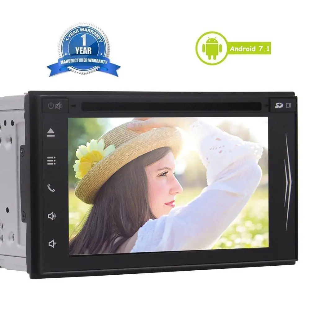 Android7.1 стерео GPS навигации DVD Радио приемник Bluetooth Радио головного устройства Поддержка WiFi USB/SD FM Оперативная память RDS 4 г /3G руль