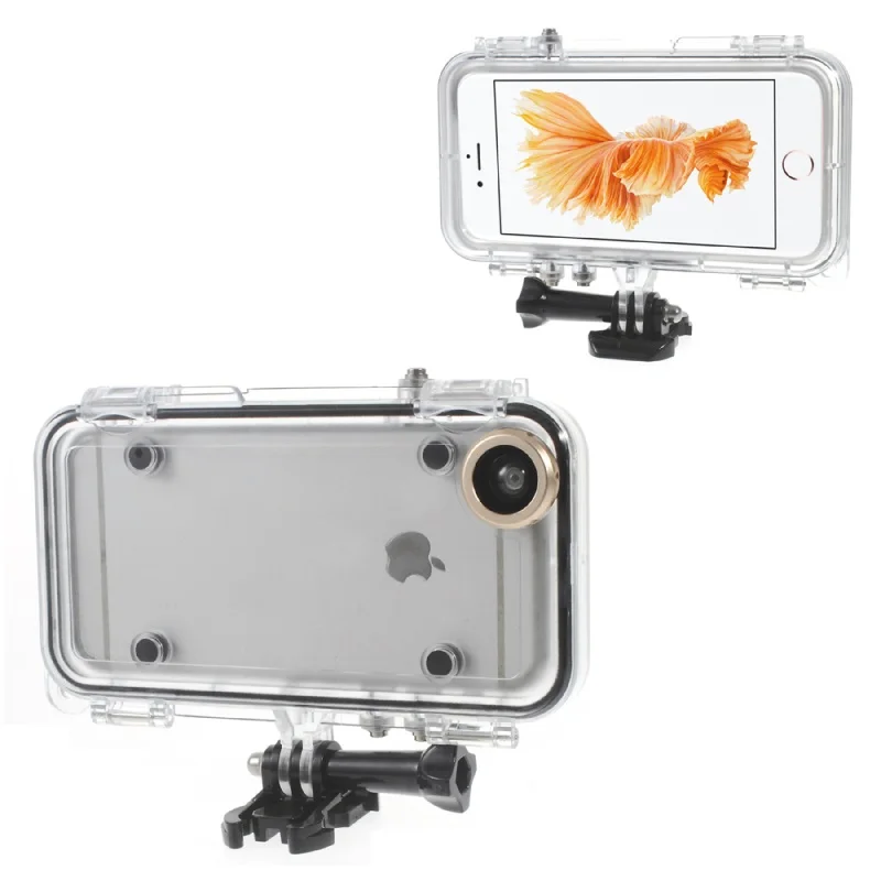 bilder für Für iPhone 5 5 s SE 6 6 s 6 6 s Plus Fällen Extreme sport Wasserdicht Telefon Fall mit Weitwinkelobjektiv für iPhone6 Plus Shell bilder für Für iPhone 5 5 s SE 6 6 s 6 6 s Plus Fällen Extreme sport Wasserdicht Telefon Fall mit Weitwinkelobjektiv für iPhone6 Plus Shell