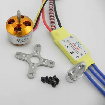 

30A Brushless Controller ESC+930KV Brushless Motor for 4 Axis Multi Quadcopter