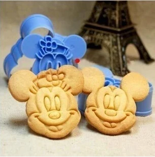 

2PCS/Lot, Food Grade Plastic,Mic Shape For Cookie Cutter, Fondant Bakeware Decorating, Rice, Sanwich Molds 020018