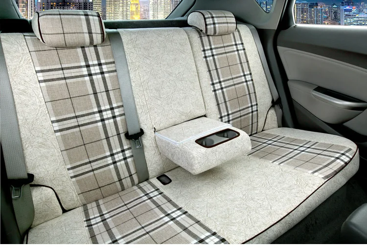 automobile car seat covers customied linen mats for Skoda Octavia Fabia Superb Yeti Rapid VOLVO V60