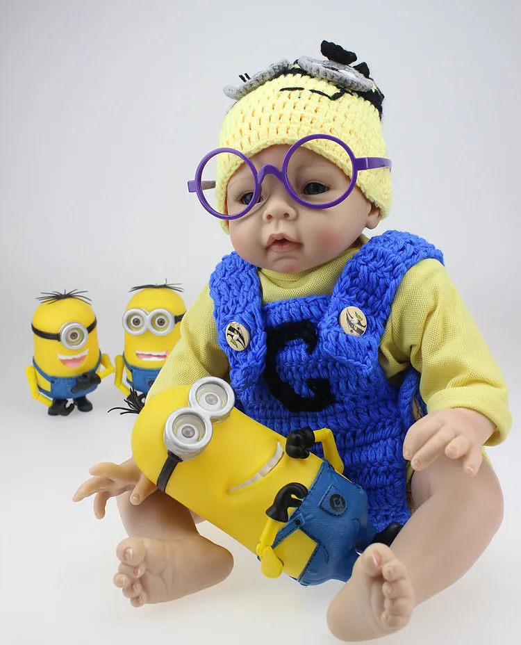

Collector's Edition emulation children size 55cm arrival silicone reborn baby dolls /baby doll baby reborn
