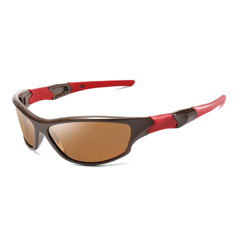 Длинные мужские и женские поляризационные солнцезащитные очки, мужские солнцезащитные очки с HD линзами, безопасные очки для вождения, уличные очки KP1036 - Цвет линз: Tea Tea