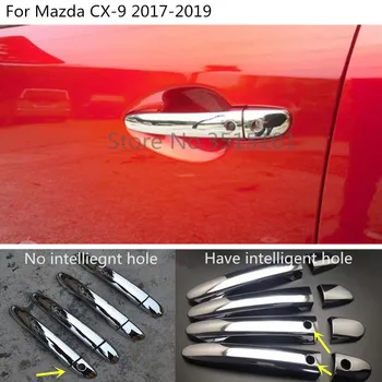 

Car Cover Protection Detector Stick Frame Lamp Trim ABS Chrome Armrest Door Handle 8pcs For Mazda CX-9 CX9 2017 2018 2019 2020