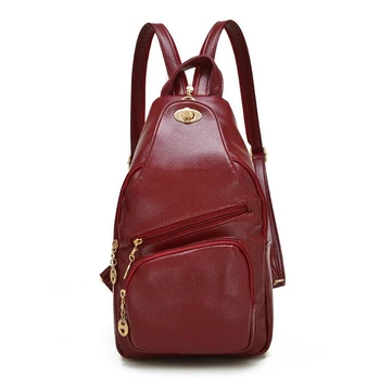 

bag again 021617 new hot good quality lady fashion small leather backpack