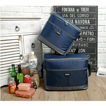 

Men's and women's neutral universal large capacity universal lunch bag picnic lonchera handbag food bag