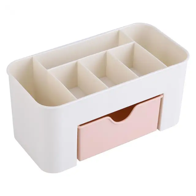 Plastic Storage Box Makeup Organizer Case Drawers Cosmetic Display Storage Organizer Office Sundries Make Up Container Boxes -